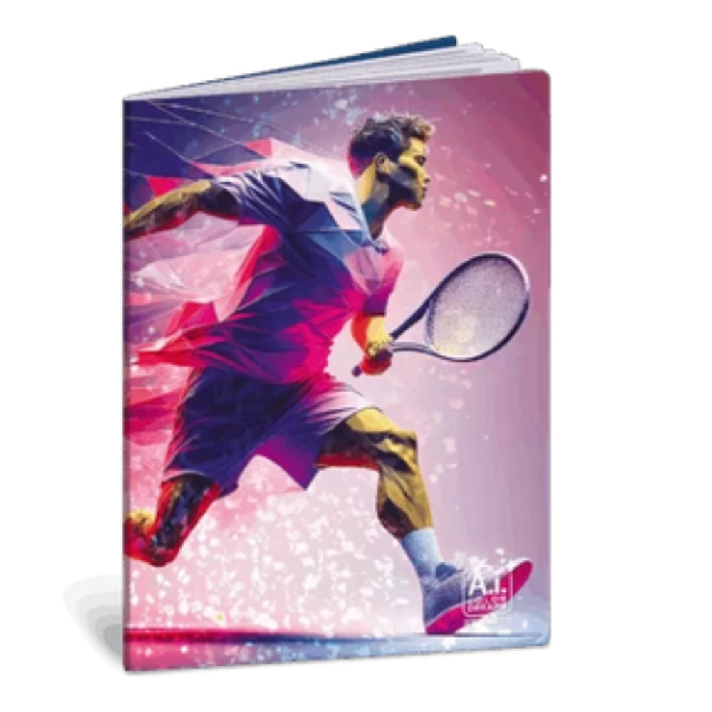 Maxi Quaderno A4 A.I. Color Dreams Rigatura A – Blasetti — 10 Grafiche AI, Copertina Olografica