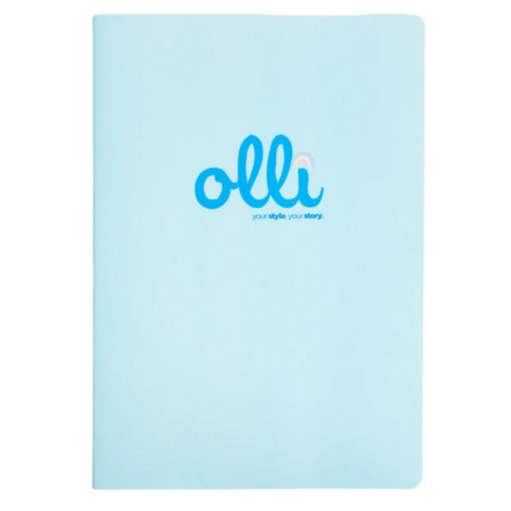 Quaderno Profumato Olli A4 Quadretti 5mm senza Margine — 6 Fragranze — Copertina Scratch & Sniff