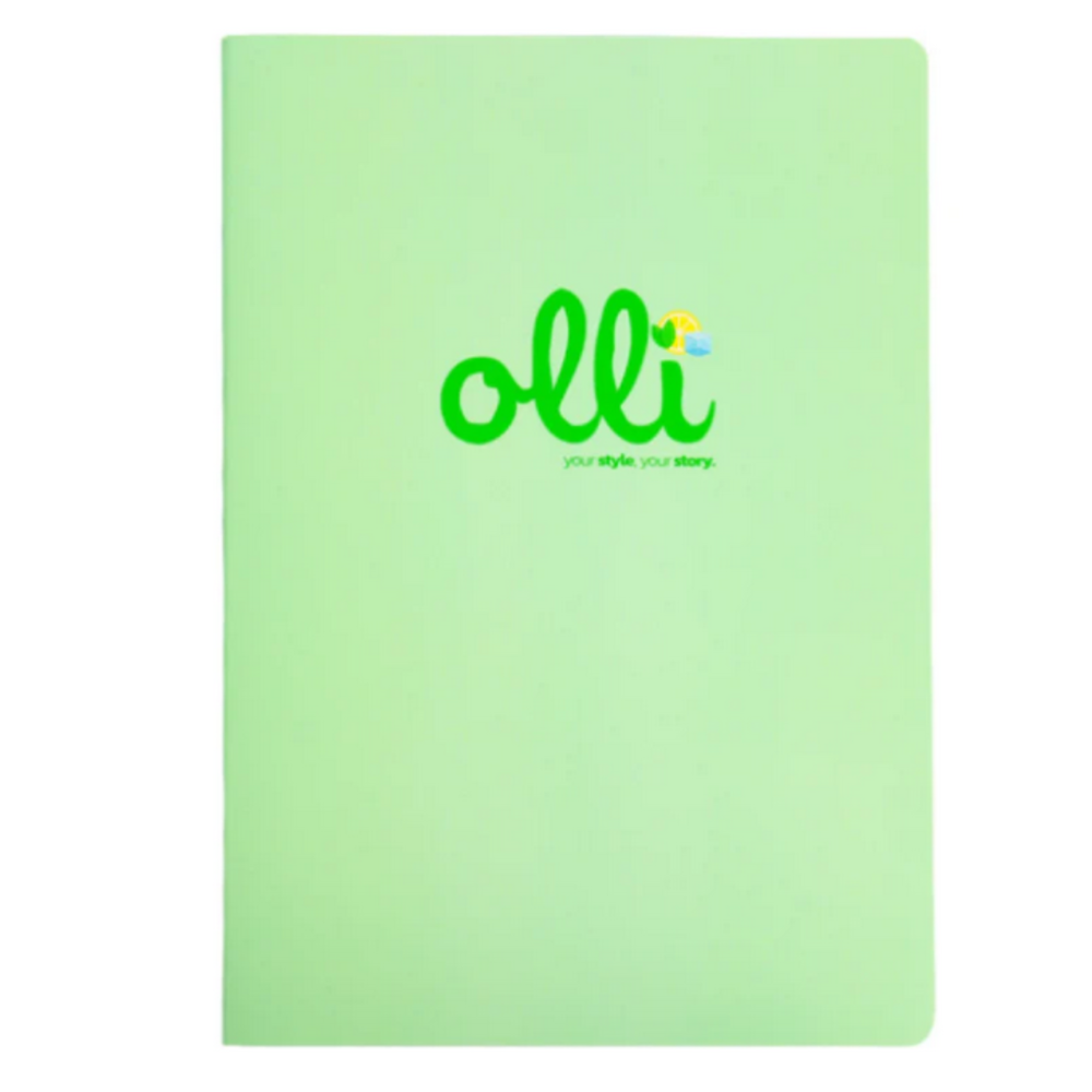 Quaderno Profumato Olli A4 Quadretti 5mm senza Margine — 6 Fragranze — Copertina Scratch & Sniff