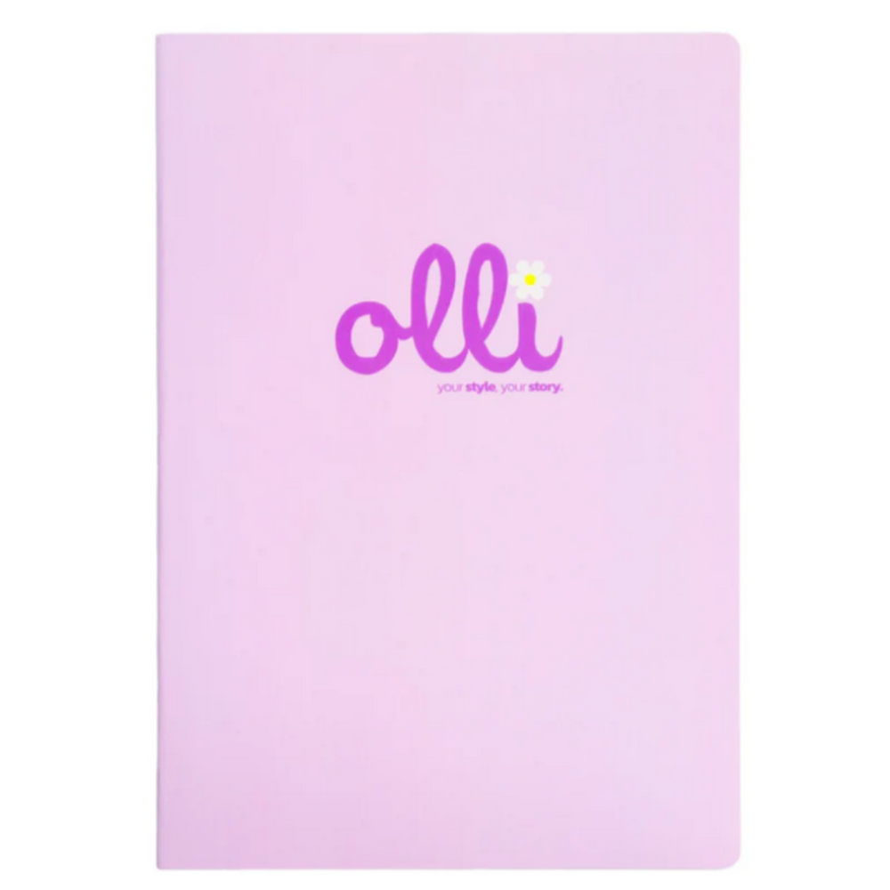 Quaderno Profumato Olli A4 Quadretti 5mm senza Margine — 6 Fragranze — Copertina Scratch & Sniff