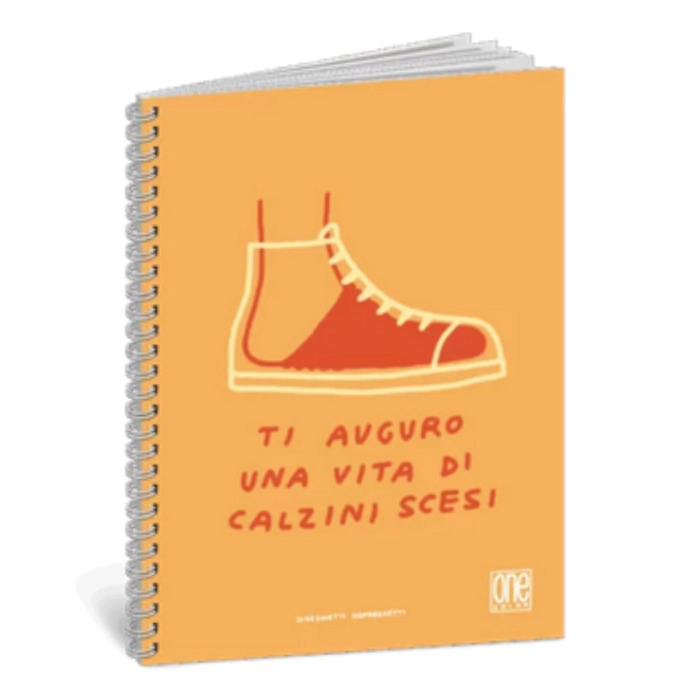 Quaderno Spiralato Disegnetti Depressetti Righe senza Margine – Blasetti — 6 Copertine Assortite