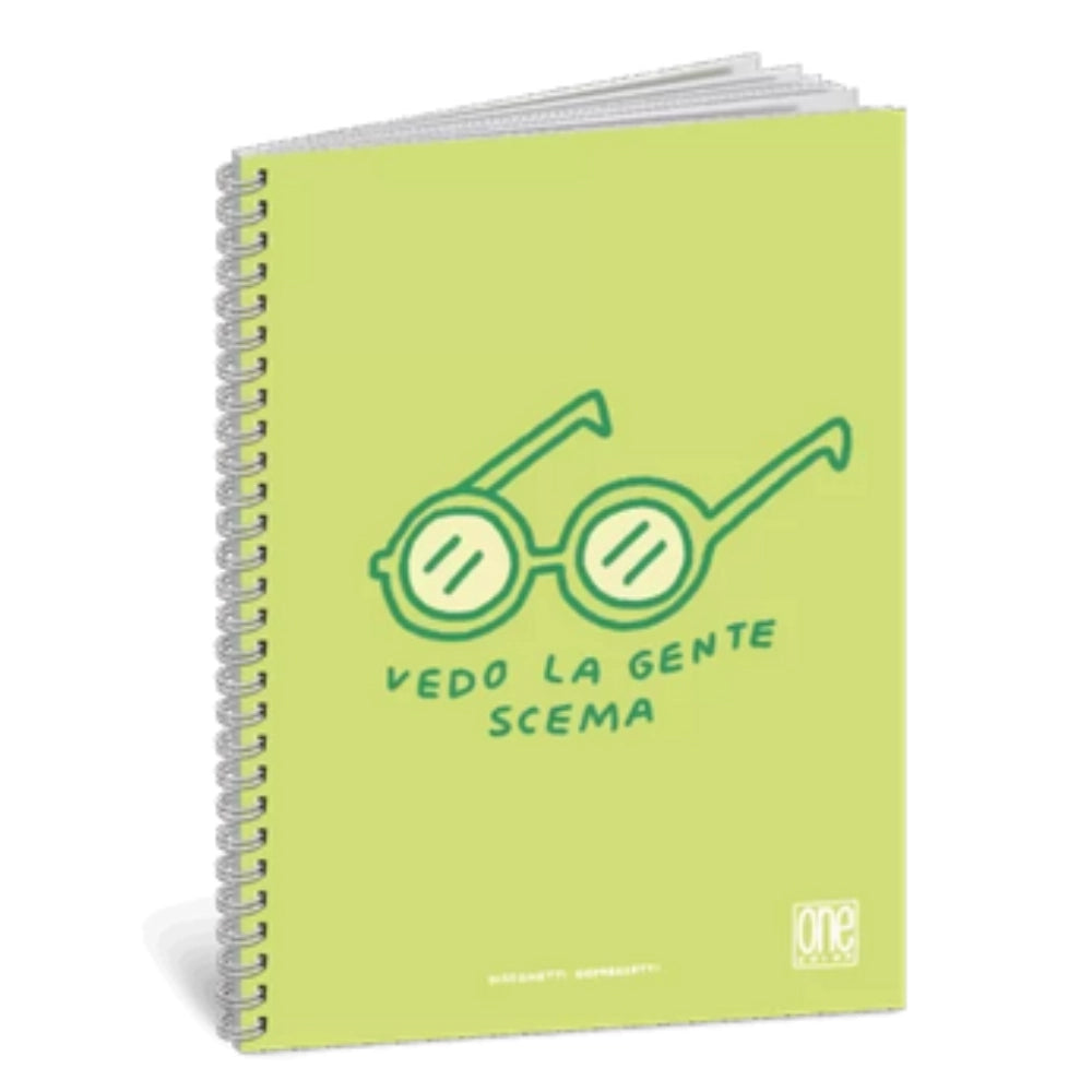 Quaderno Spiralato Disegnetti Depressetti Righe senza Margine – Blasetti — 6 Copertine Assortite