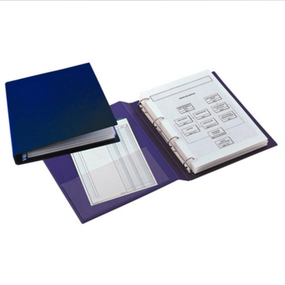 Raccoglitore 4 Anelli Sanremo 2000 35x50 Diam. 25mm 4D Blu