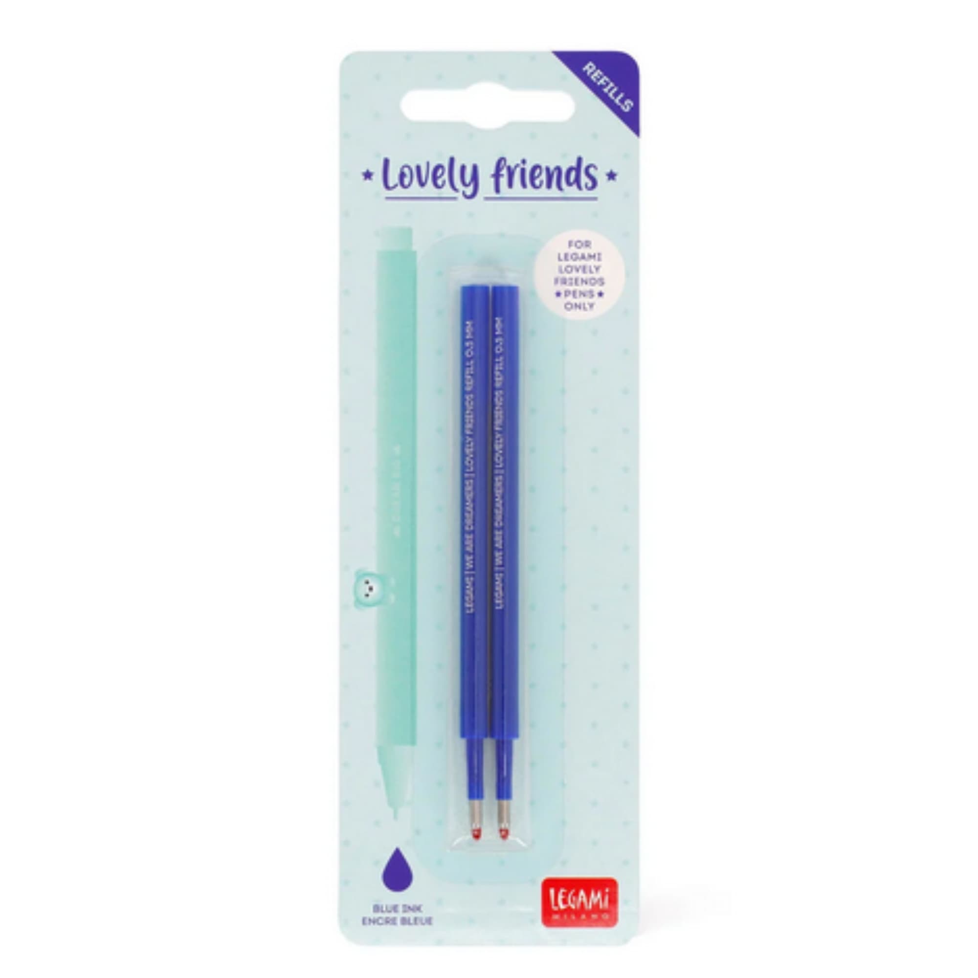 refill blu penne lovely legami disponibili da cartoleria claudio a giugliano in campania a napoli