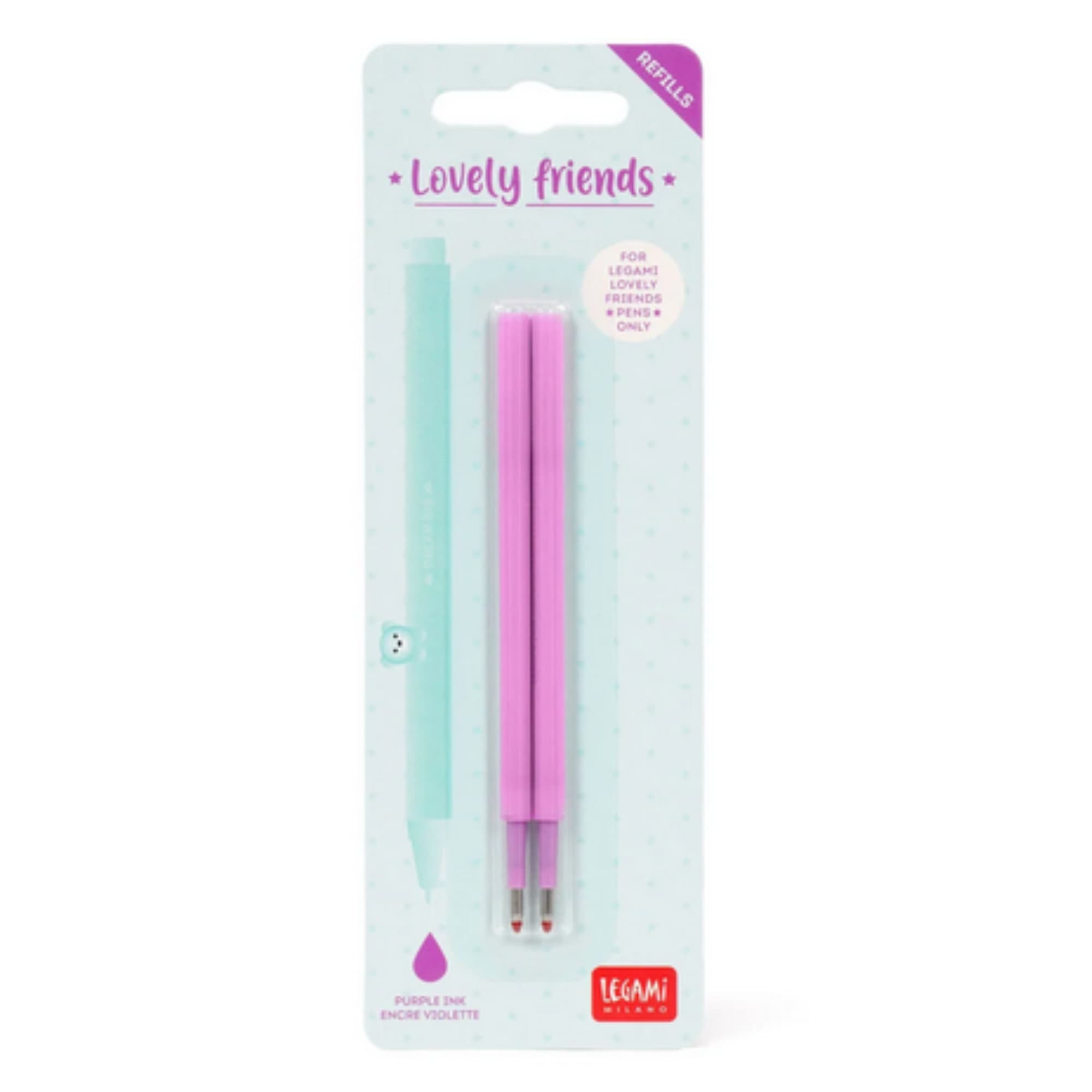 refill viola penne lovely legami disponibili da cartoleria claudio a giugliano in campania a napoli