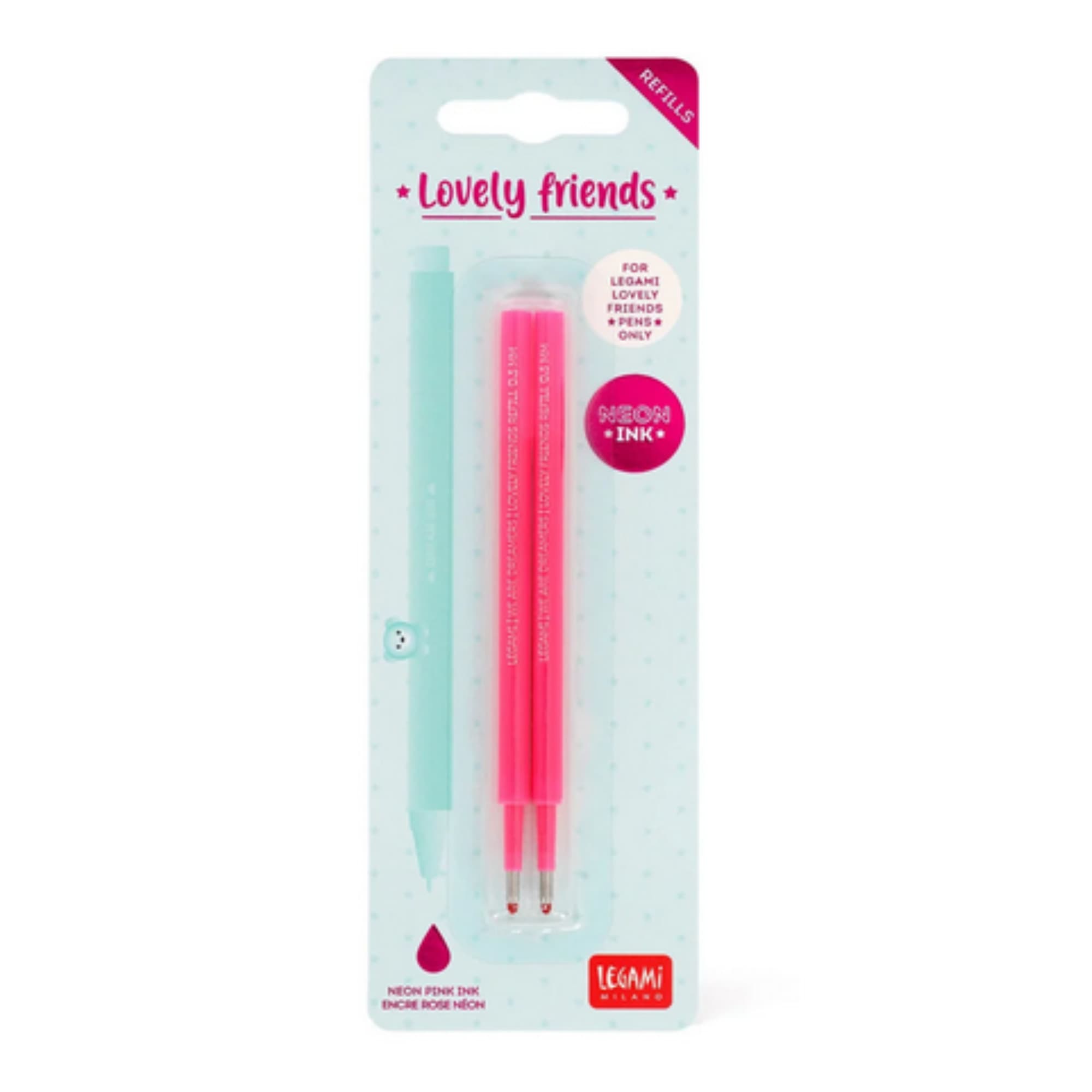 refill rosa fluo penne lovely legami disponibili da cartoleria claudio a giugliano in campania a napoli