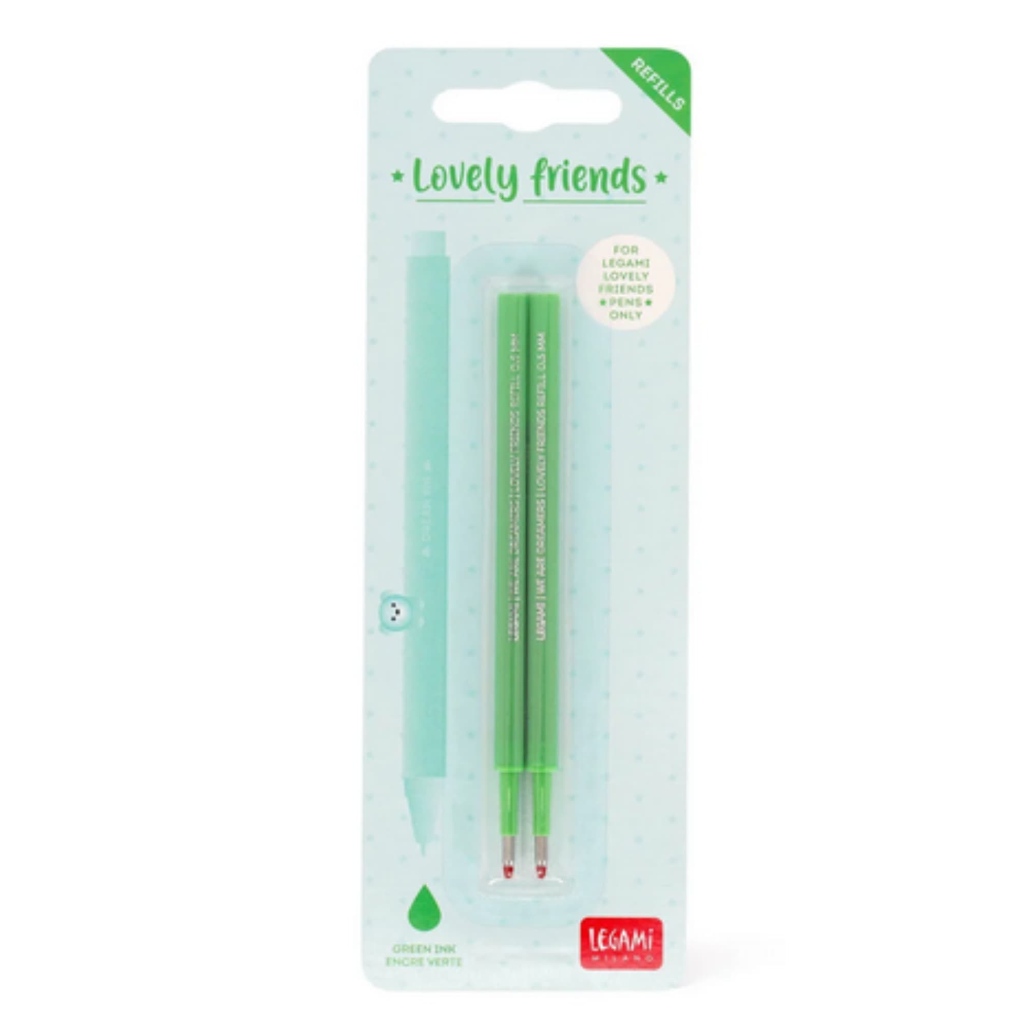 refill verde penne lovely legami disponibili da cartoleria claudio a giugliano in campania a napoli