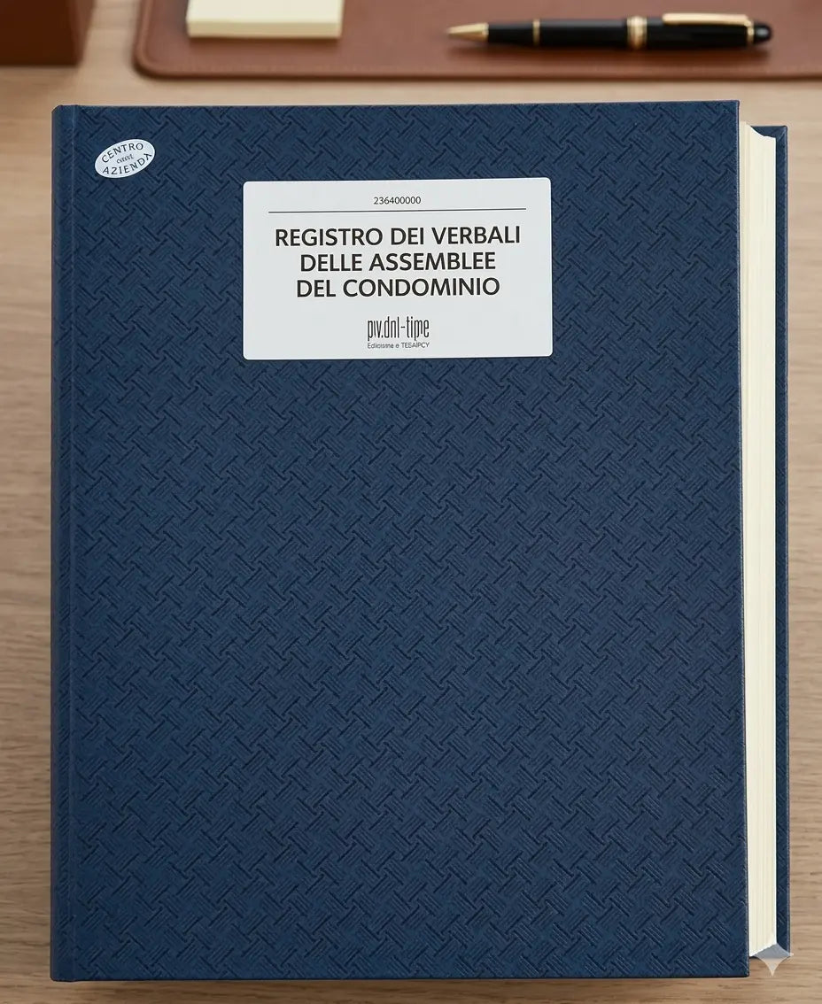 Modul Time - Registro Verbali Assemblee Condominiali 31x24,5cm
