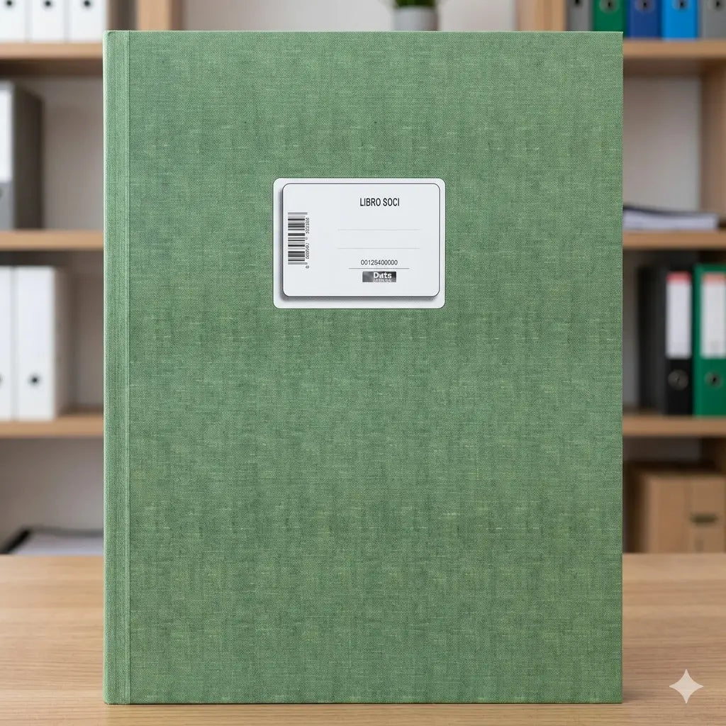 Data Ufficio DU135400000 - Registro Libro Soci 96 Pagine Numerate 31x24,5cm