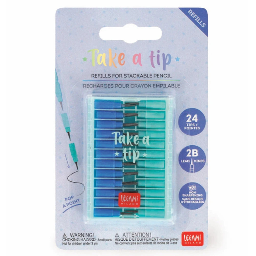 Set di 24 Refill per Matita Impilabile - Take a Tip Refill Set