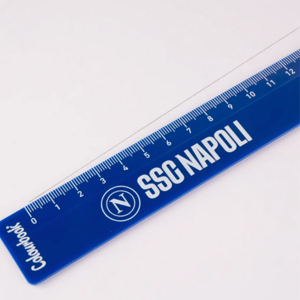 Righello 16cm SSC Napoli Colourbook – 3 Colori Disponibili
