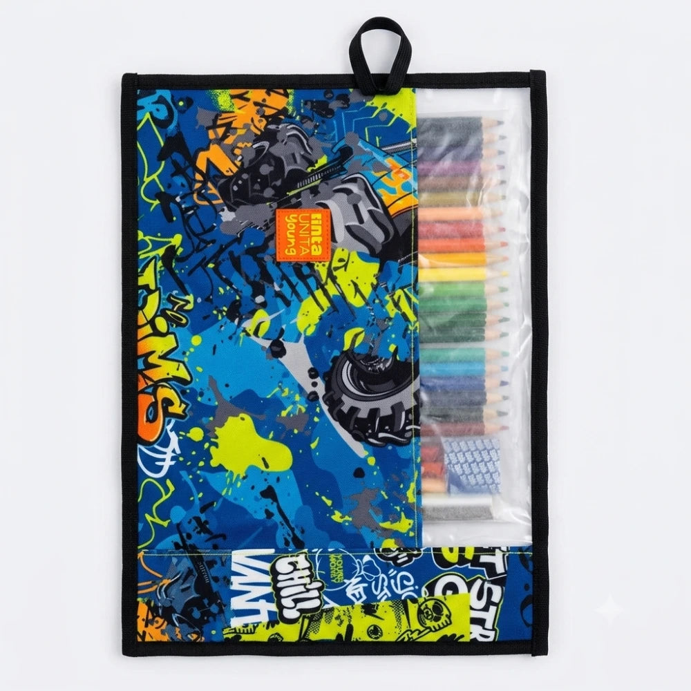 Rotolo Tinta Unita 24 Pastelli Mina 4.2 + 1 Matita HB 2026/2027