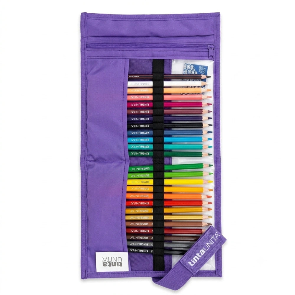 Rotolo Tinta Unita 24 Pastelli Mina 4.2 + 1 Matita HB 2026/2027