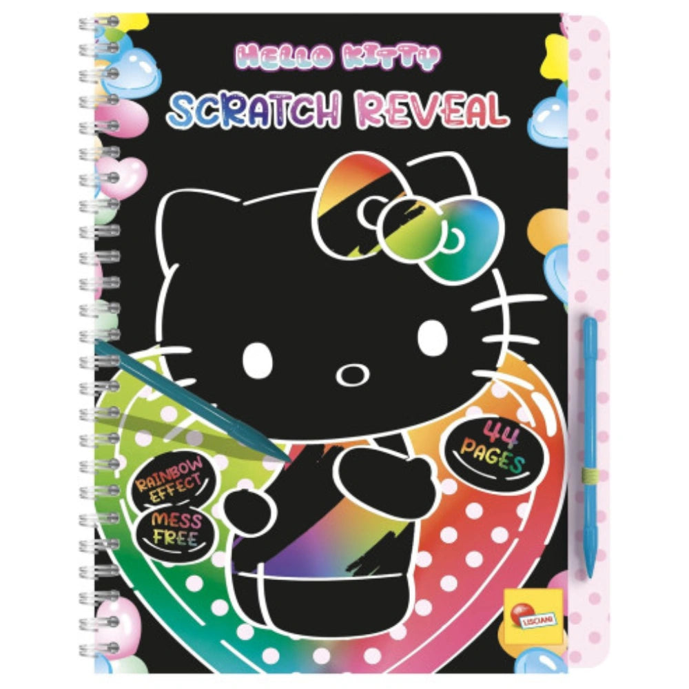 Scratch Book Hello Kitty 44 Pagine - Album da Grattare con Stilo