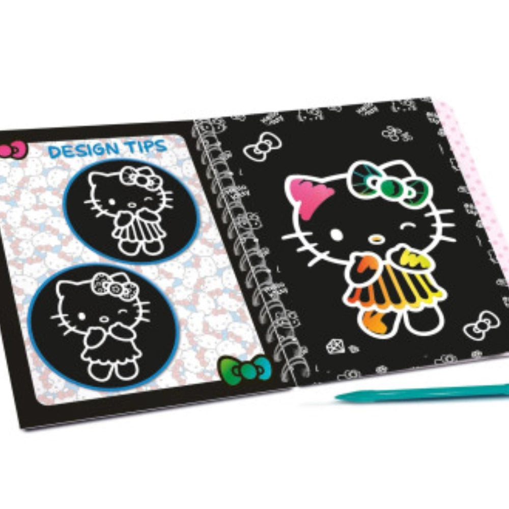 Scratch Book Hello Kitty 44 Pagine - Album da Grattare con Stilo