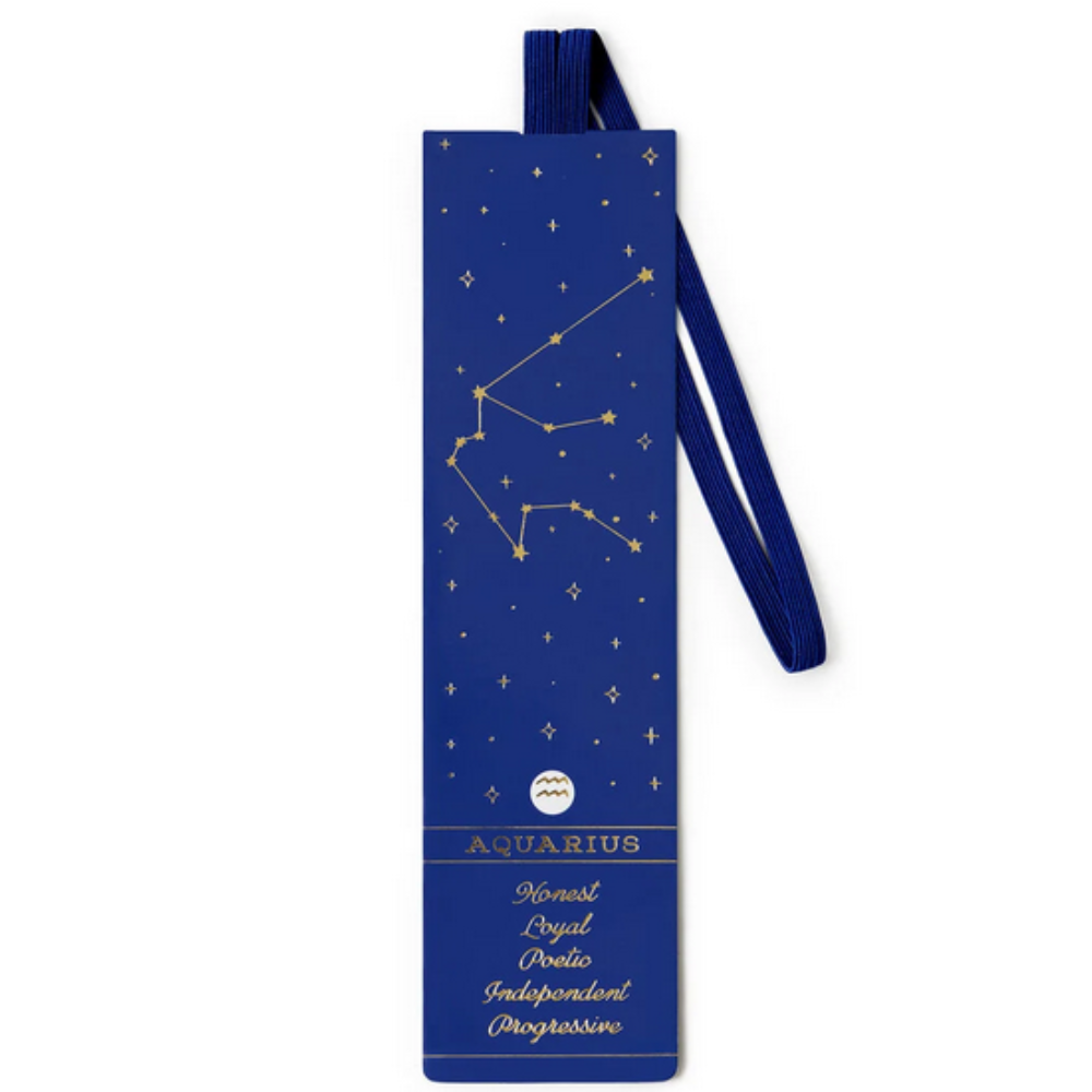 Segnalibro Illustrato con Elastico - Aquarius - Bookmark
