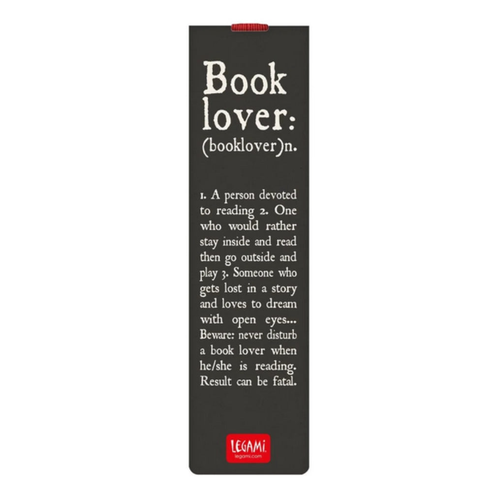 Segnalibro Illustrato con Elastico - Book Lover - Bookmark
