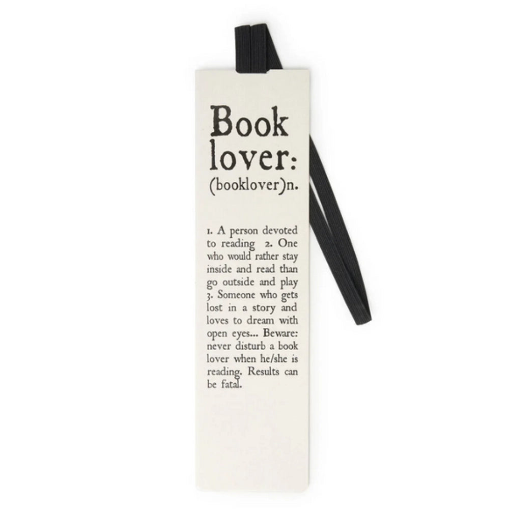 Segnalibro Illustrato con Elastico - Book Lover - Bookmark