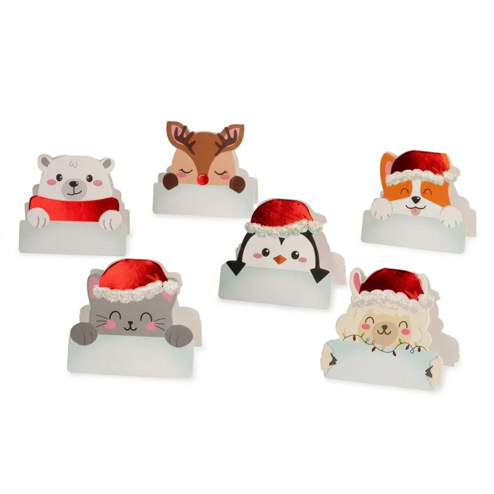 Legami Party Place Cards – Segnaposto natalizi, set 12 pezzi assortiti