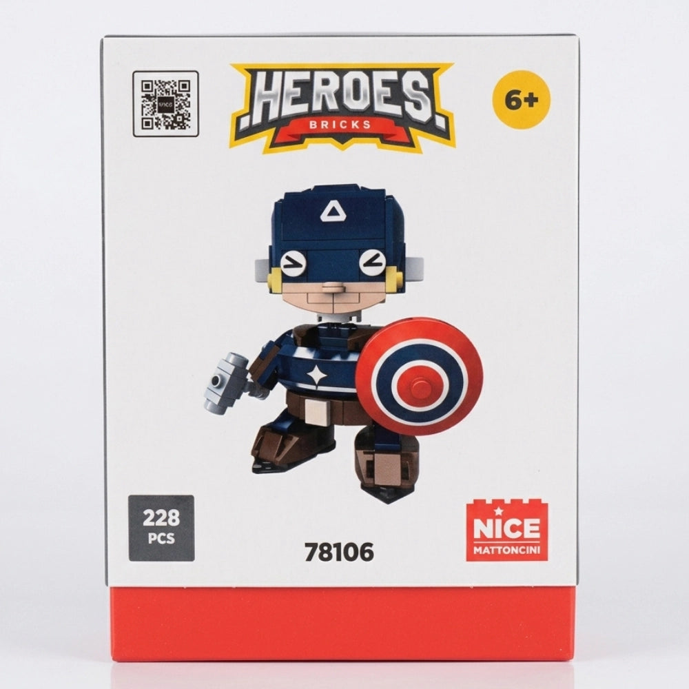 Nice Mattoncini Heroes Bricks – Mini set costruzioni eroi e robot