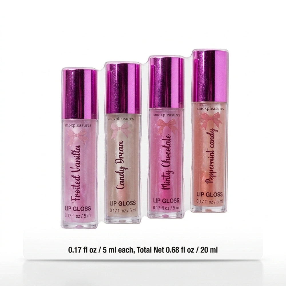 Simple Pleasures Set 4 Lipgloss Bambine Natale – 3 Fantasie