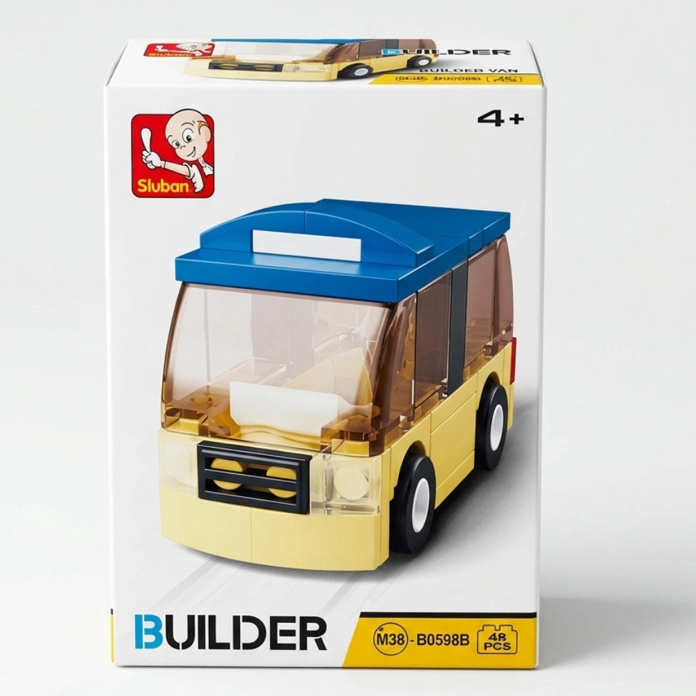 Sluban Builder – Set mattoncini veicoli, 8 modelli