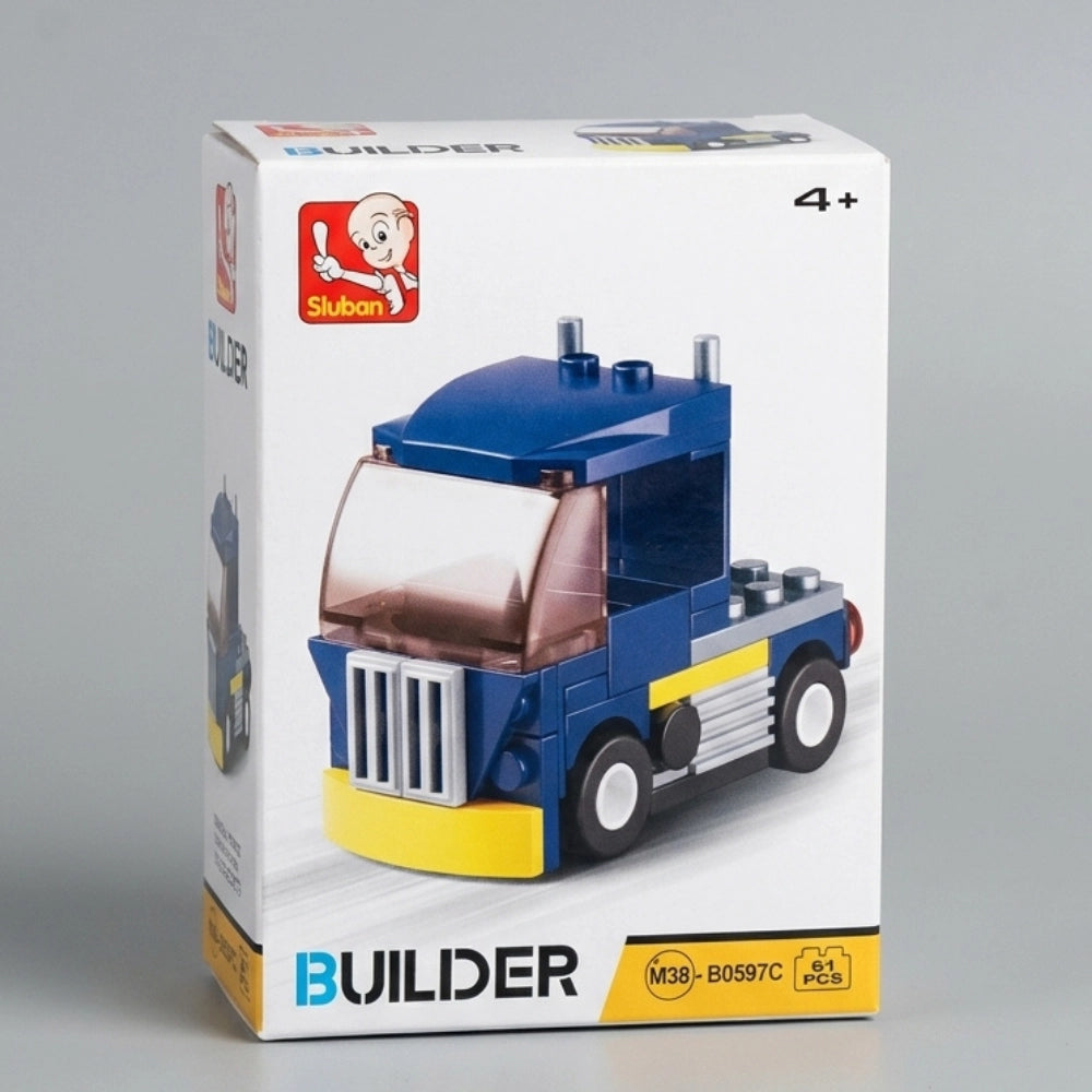 Sluban Builder – Set mattoncini veicoli, 8 modelli
