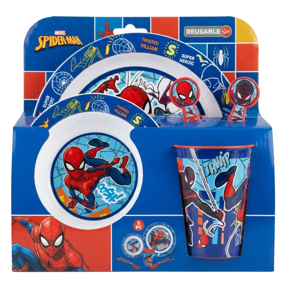 Microonde max 2 minuti – set pappa Spider-Man idoneo microonde Stor S.L.