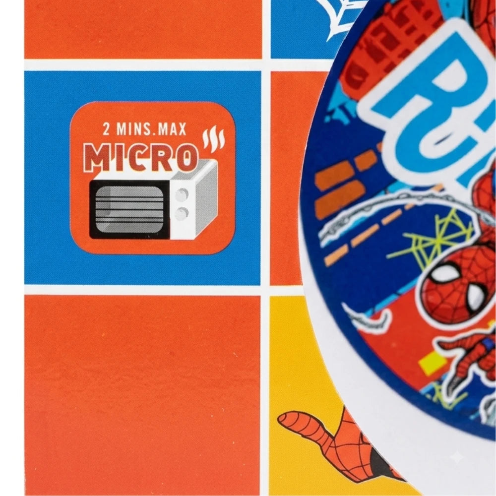 Confezione set pappa Spider-Man Marvel 5 pezzi – Reusable Stor licenza ufficiale