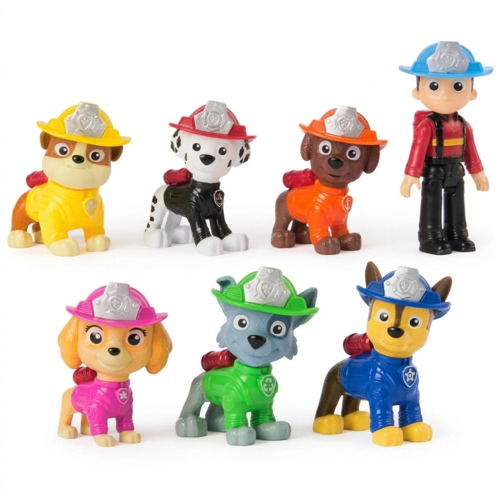 Paw Patrol Fire Rescue – Set 7 personaggi con Ryder, 3+ anni