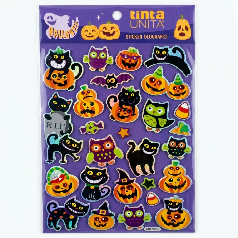 Tinta Unita Halloween set 3 confezioni di stickers