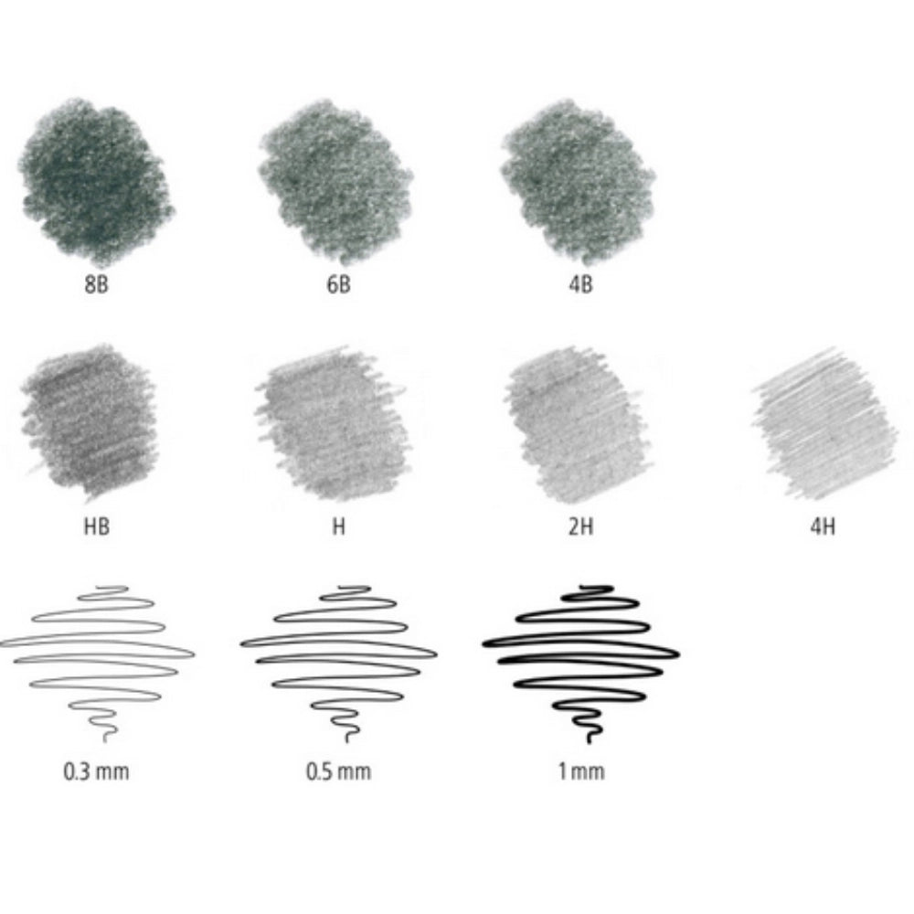 Set Sketch Staedtler 12 Pezzi - Matite Grafite, Gomma e Temperino per Disegno Tecnico