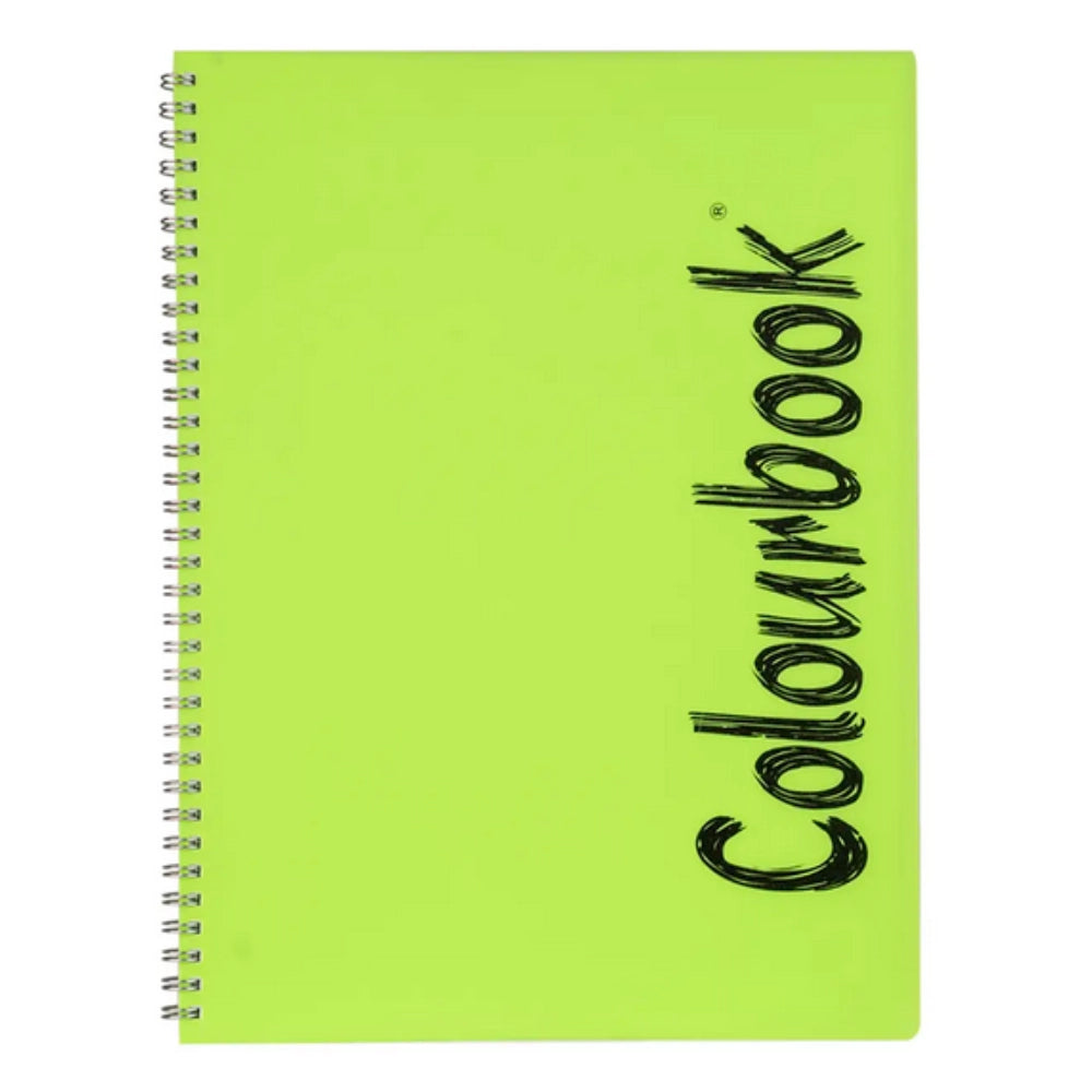 Quaderno Spirale A4 Colourbook Fluo con Fori - 8 Colori | Medie e Superiori
