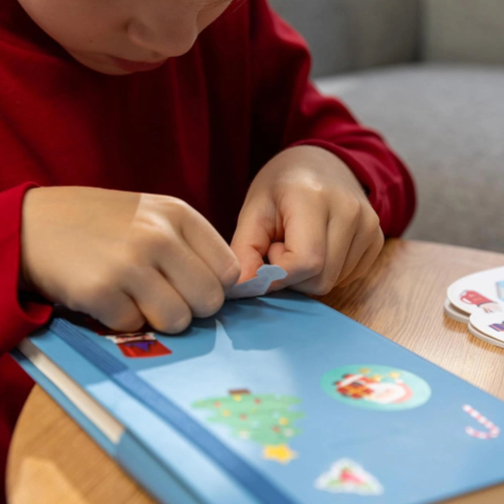 Legami Christmas Sticker Book – Album stickers natalizi, 8 fogli