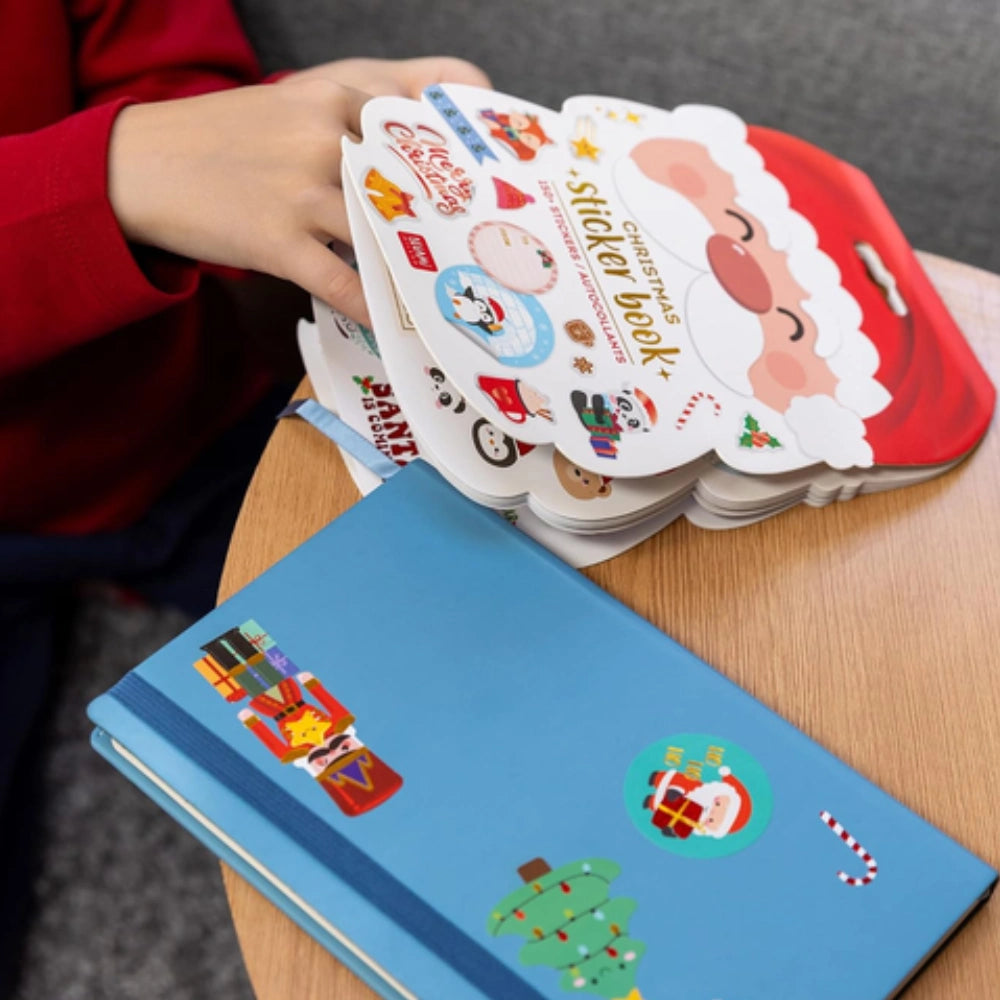 Legami Christmas Sticker Book – Album stickers natalizi, 8 fogli