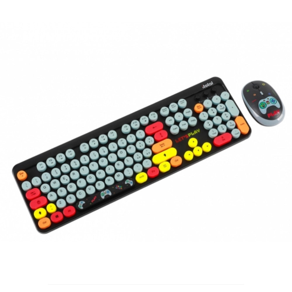 Tastiera + Mouse Wireless iTotal – Design Let's Play Gaming