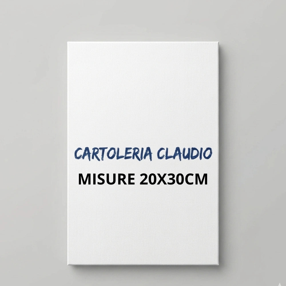Cartone Telato 20x30 cm – Tela 300g Anima in Cartone