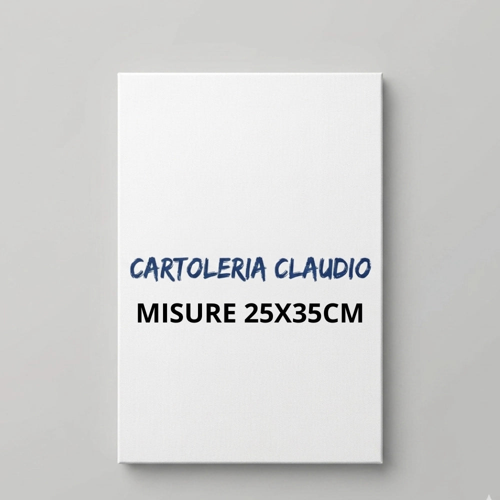 Cartone Telato 25x35 cm – Tela 300g Anima in Cartone