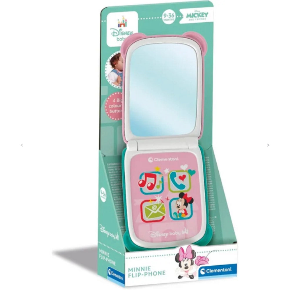 Telefono Giocattolo Minnie Clementoni – Flip Phone Prima Infanzia Bambina