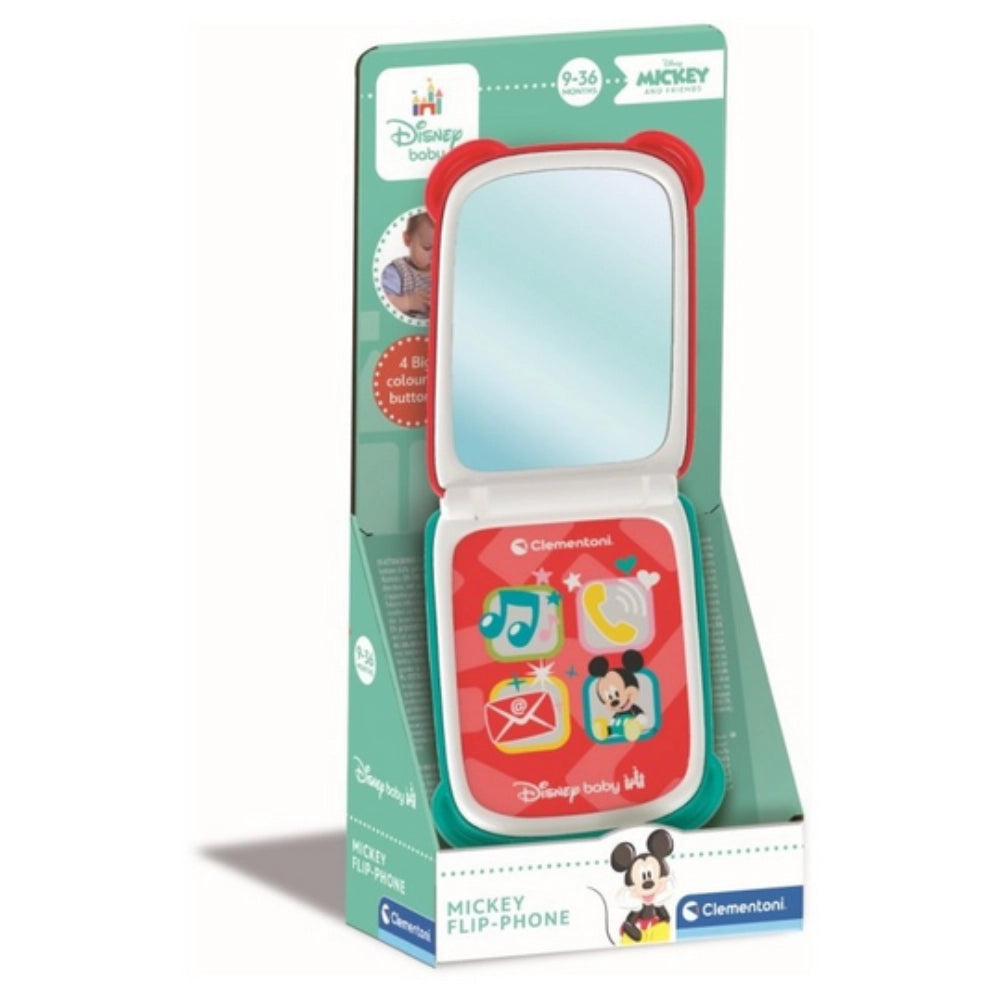 Telefono Giocattolo Topolino Clementoni – Flip Phone Prima Infanzia Bambino