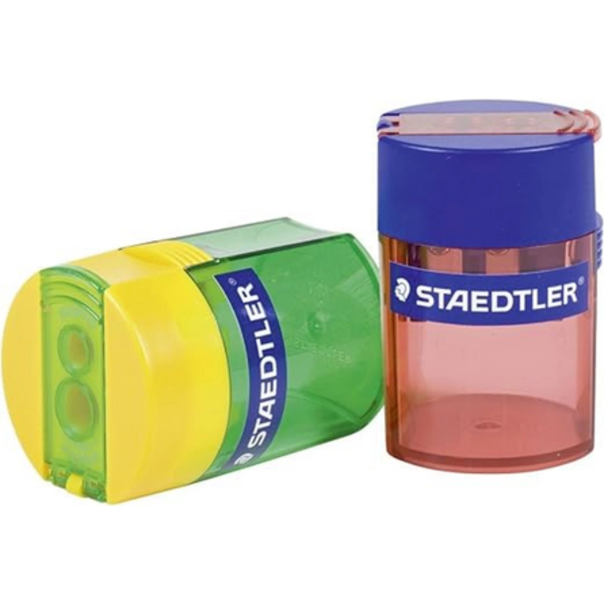 Temperamatite Staedtler 512 006 Doppio Foro con Contenitore - Lama Sostituibile