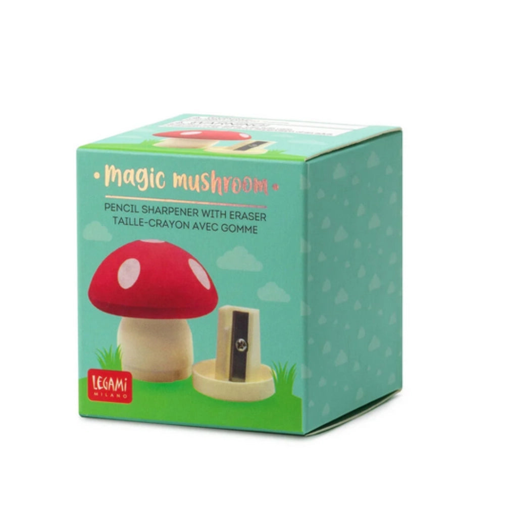 Gomma con Temperino Magic Mushroom Legami – Funghetto Rosso