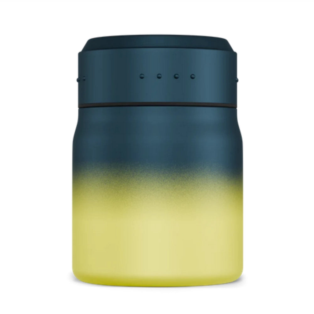 Thermo Lunchbox Satch Blue Graffiti – 500ml con Forchetta-Cucchiaio
