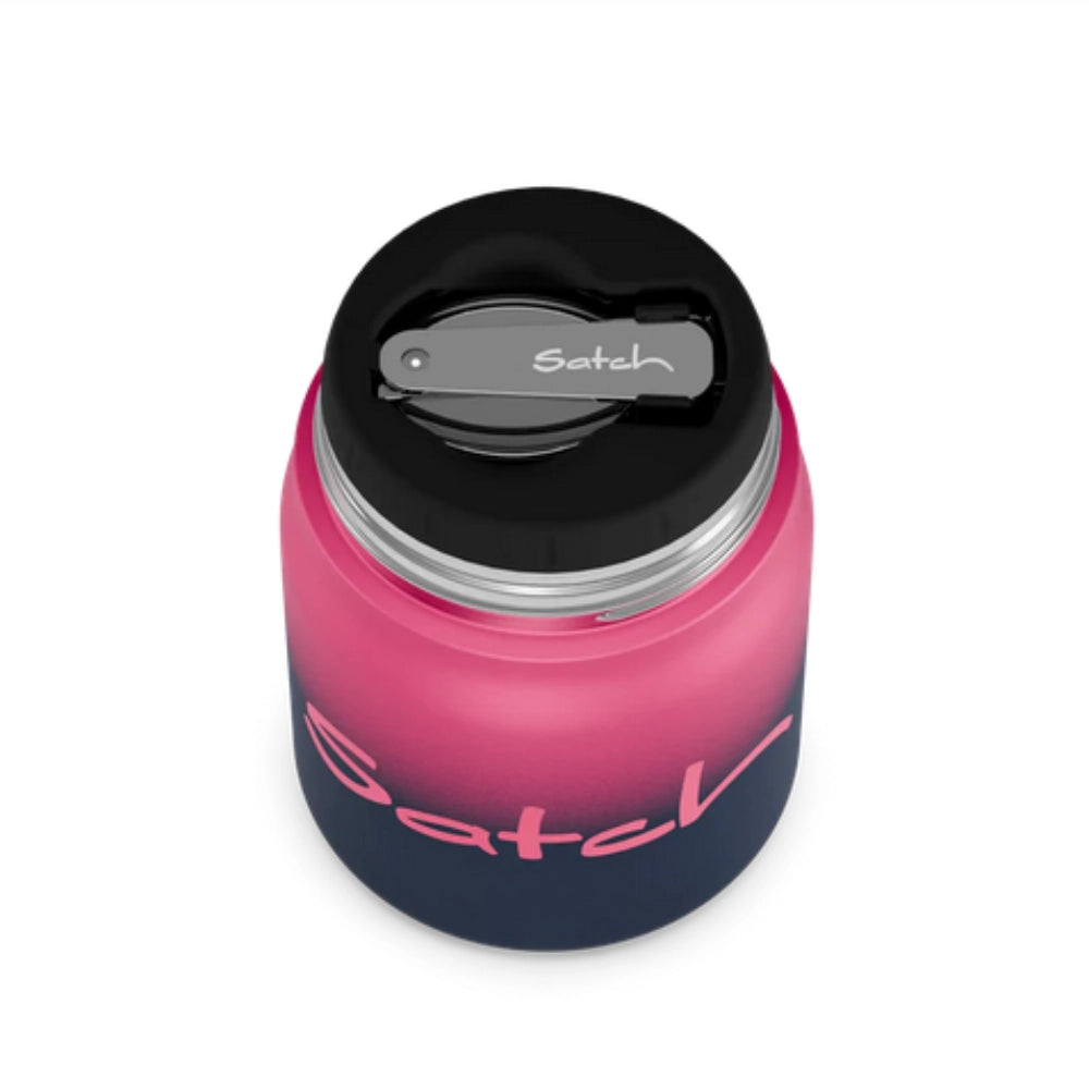 Thermo Lunchbox Satch Pink Graffiti – 500ml con Forchetta-Cucchiaio
