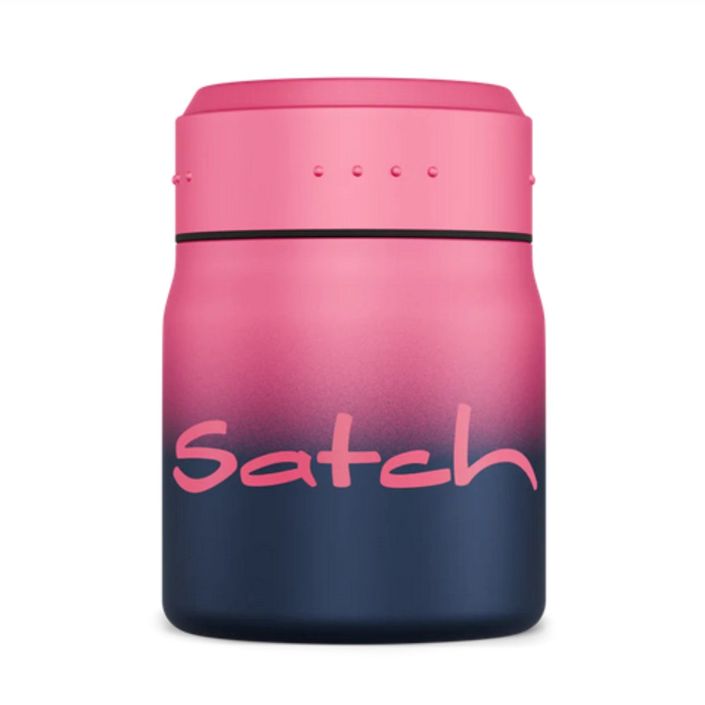 Thermo Lunchbox Satch Pink Graffiti – 500ml con Forchetta-Cucchiaio