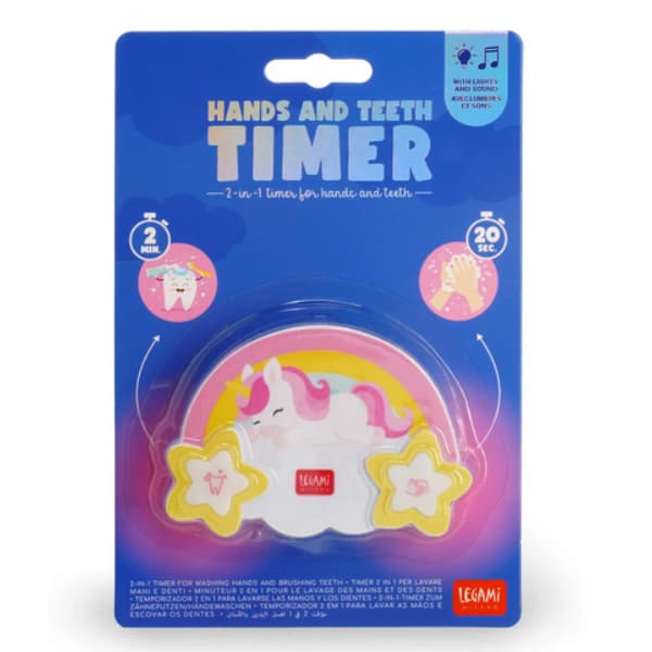 Timer 2 in 1 Unicorno Legami – Hands and Teeth Timer Unicorn