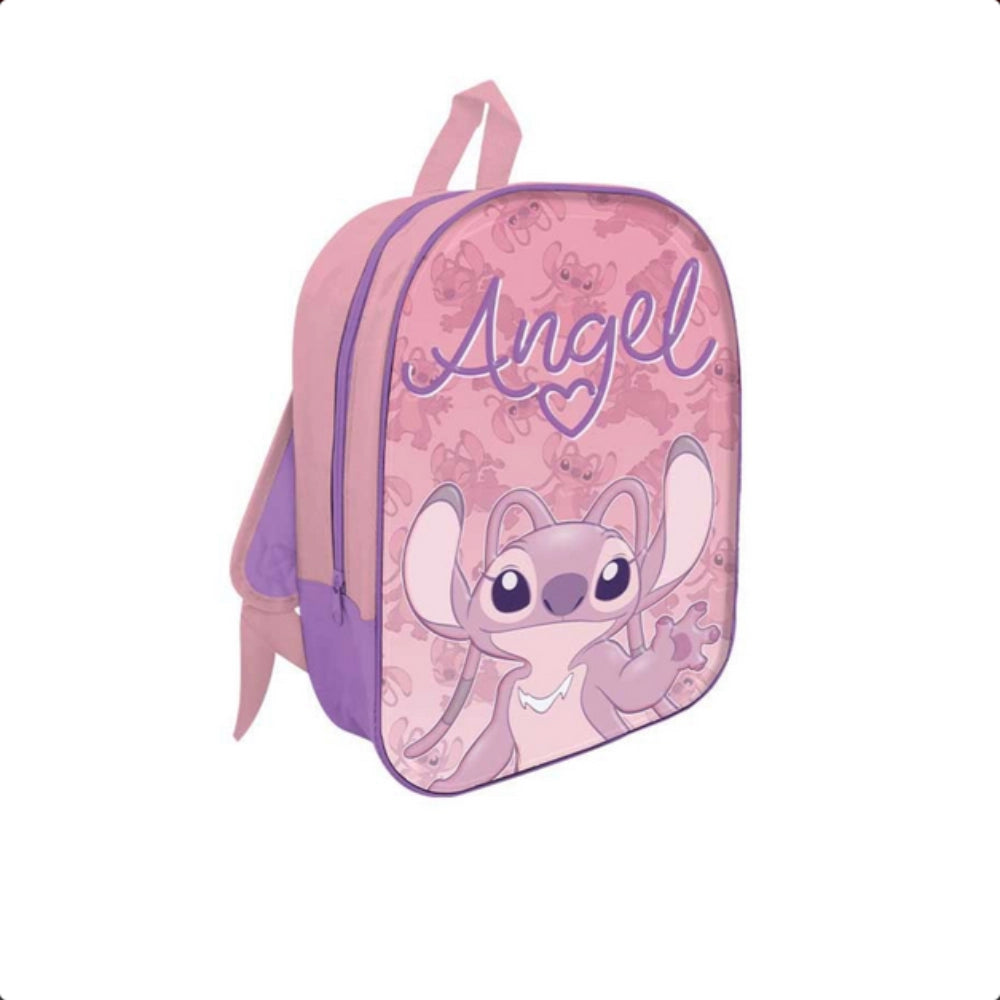 Zaino Asilo 3D Angel Disney con LED – Luci che si Accendono al Tocco | Rosa