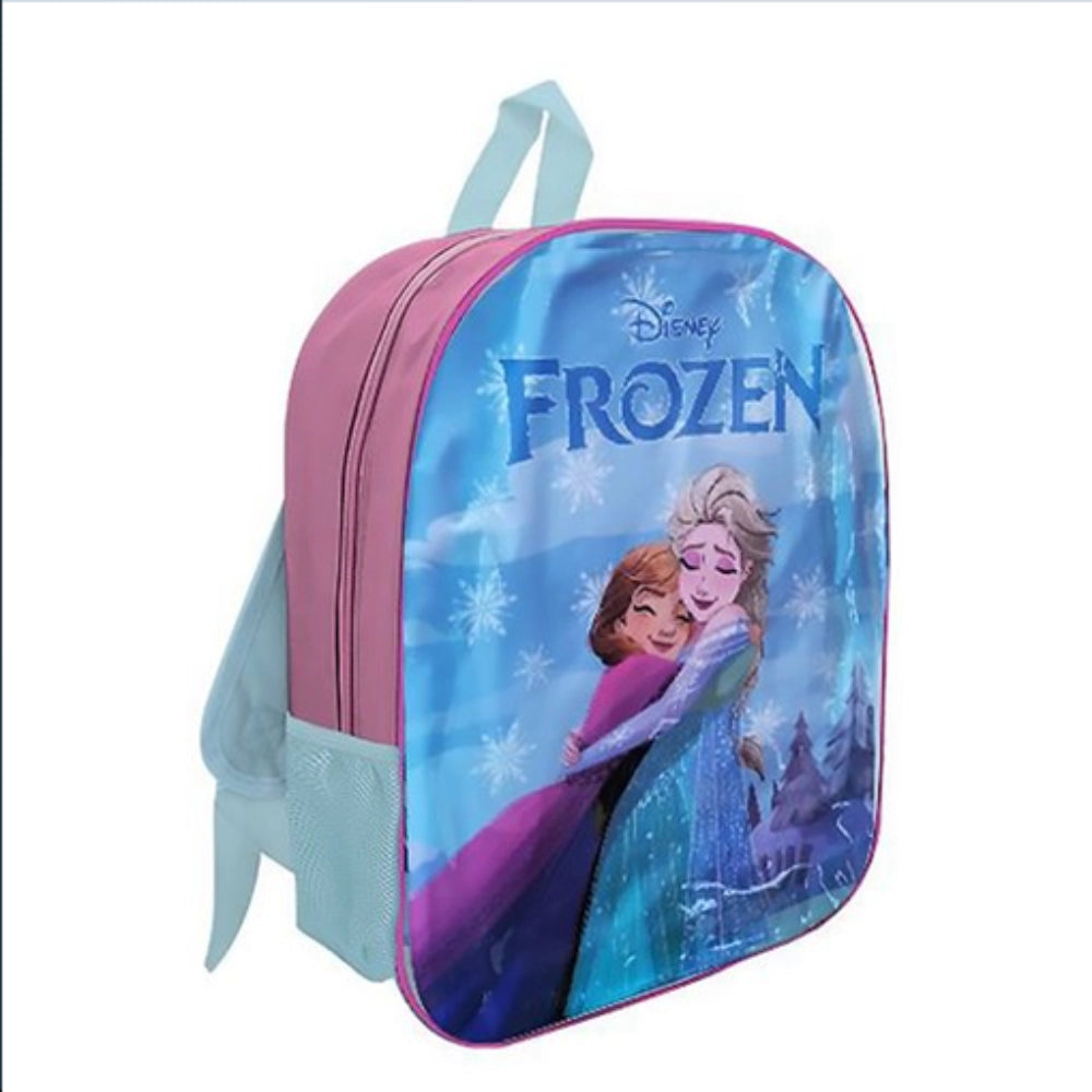 Zaino Asilo Disney Frozen Elsa e Anna con grafica termoformata a rilievo - zainetto scuola materna bambina