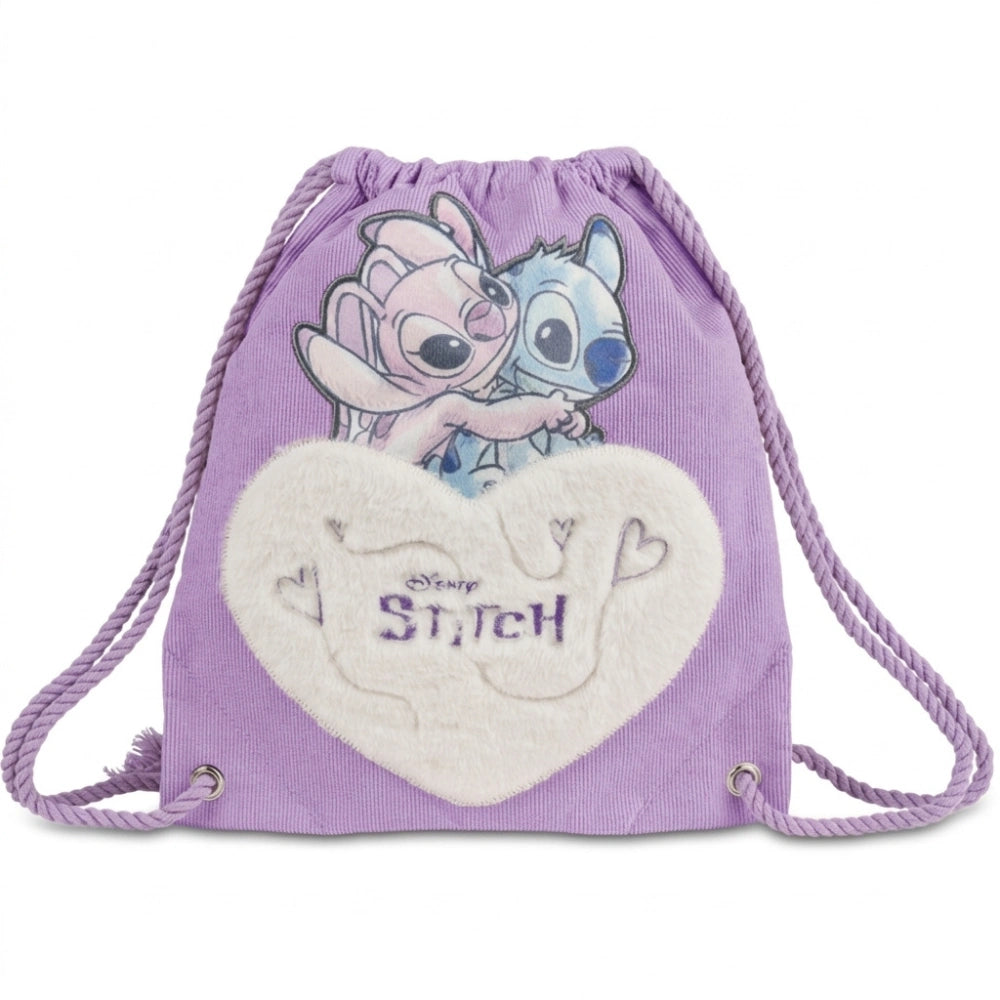 Seven Happy Fluff Mini Sakky Bag Stitch e Angel Sacca Lilla