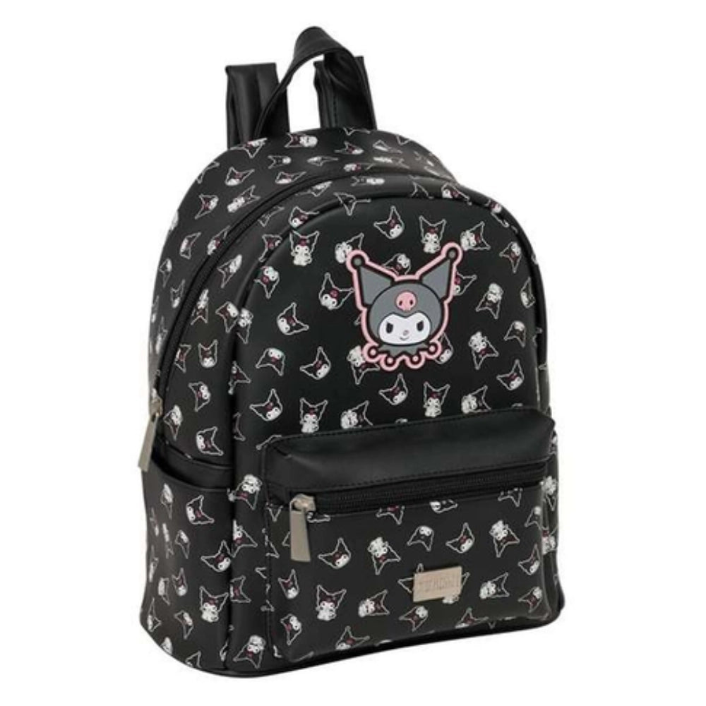 Zaino Kuromi Sanrio in Pelle Sintetica Safta (28x24x12 cm) – Zainetto Donna e Bambina Tempo Libero